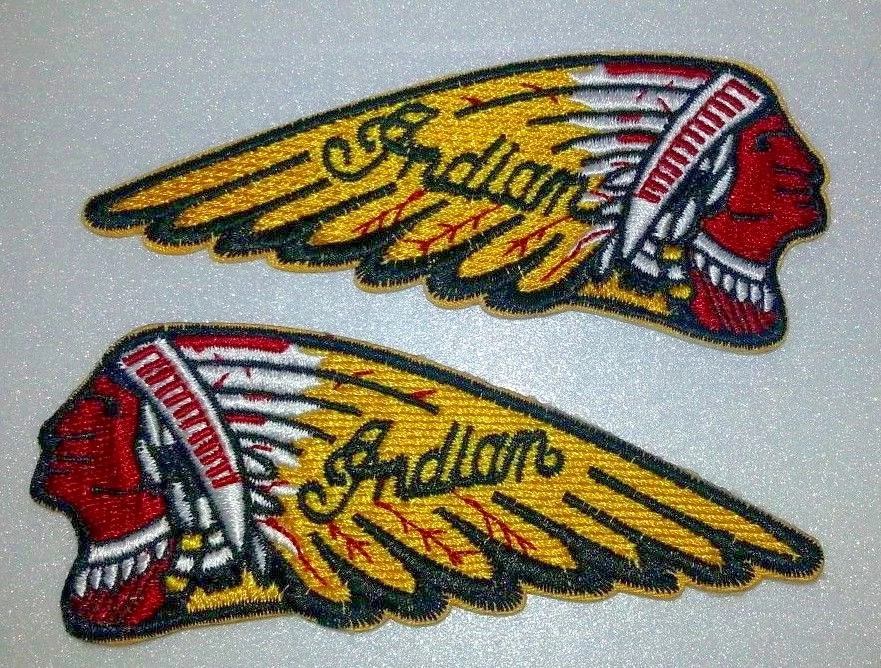 Indian Motorcycle Biker Patch SET 4