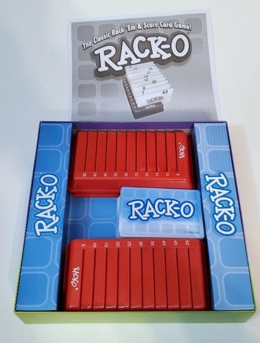 Hasbro RACK-O The Classic Rack 'Em & Score Card Game 100% Complete 2013 - Picture 3 of 5