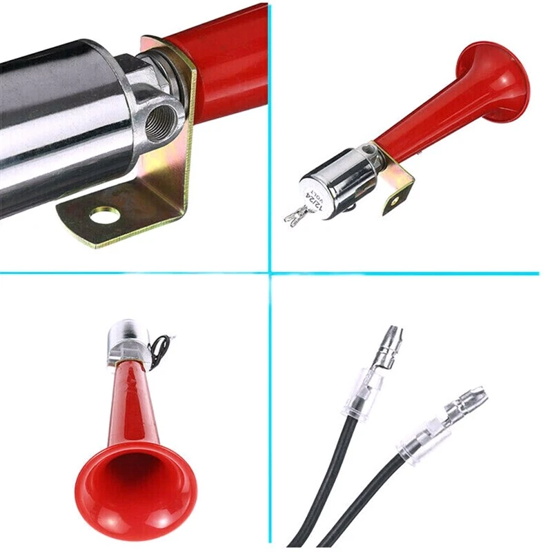 Bocina de aire súper fuerte para automóvil 180DB plástico trompeta única barco camión accesorio Foto 3 de 4