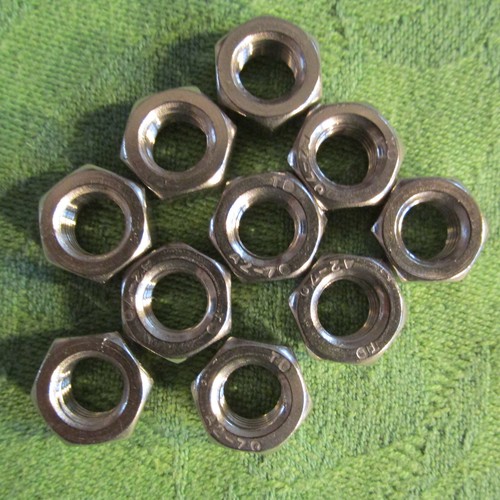 Din 934 M 8x1 V2A  Feingewindemuttern Edelstahl NEU 10 Stück - Bild 1 von 2