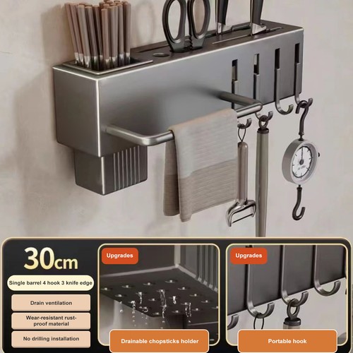 Design Utensil Holder Long-lasting Kitchen Organizer Carbon Kitchen for Utensil - Picture 4 of 11