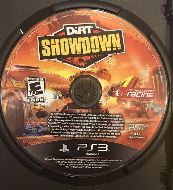 dirt showdown ps3