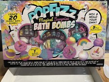 Pop Fizz Magical Surprise DIY Bath Bombs Kit,Create Sweet Treats w Essential Oil