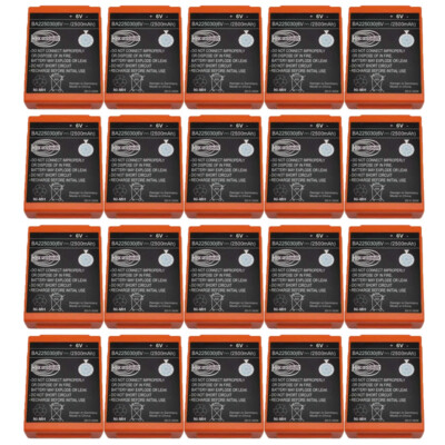 20pcs 2500mAh BA225030 6V Ni-Mh Battery For HBC Crane remote Pump truck Battery