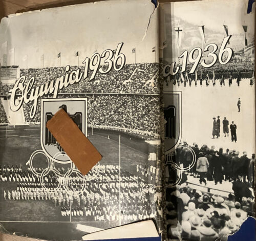 Olympia '36 albumy kolekcjonerskie ze zdjęciami 1 + 2, kompl., EA 1.-100. Tsd., m. ładowarka. SU - Zdjęcie 1 z 1