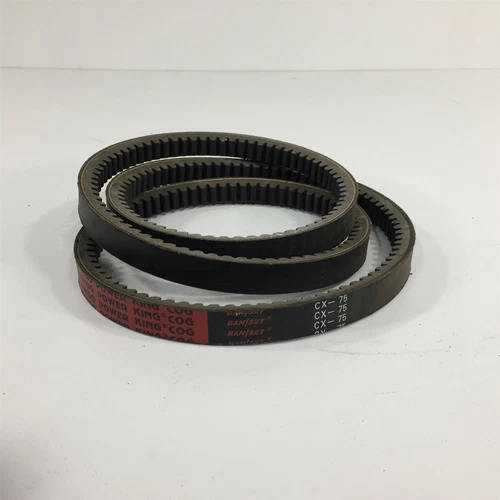 Bando Power King Cog CX75 Cogged V Belt CX-75