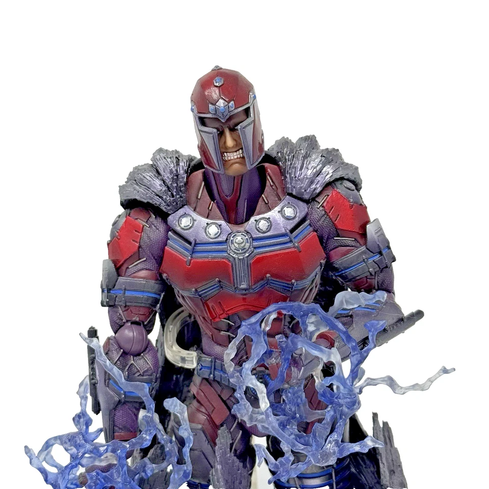 Play Arts Kai X-Men Marvel Magneto Max Eisenhardt PVC Action Figure Statue *Read - Image 2 of 4
