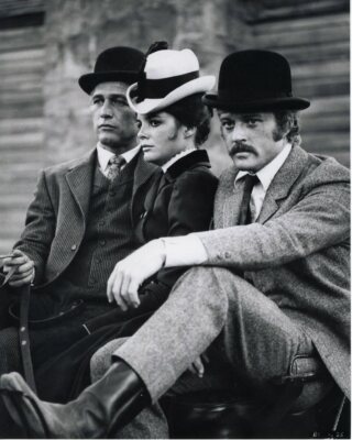 DA980 PAUL NEWMAN KATHARINE ROSS "BUTCH CASSIDY & THE SUNDANCE KID" 8X10 PHOTO DA980 PAUL NEWMAN KATHARINE ROSS "BUTCH CASSIDY & THE SUNDANCE KID" 8X10 PHOTO