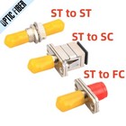 25Pcs ST to ST SC FC Fiber Optic Coupler Fiber Optical Adapter Connector