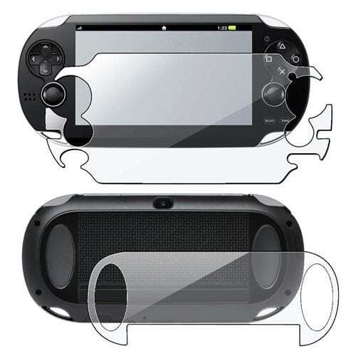 PS VITA 1000 2000 Screen Protector Film for Front and Back Cover Clear - Foto 10 di 11