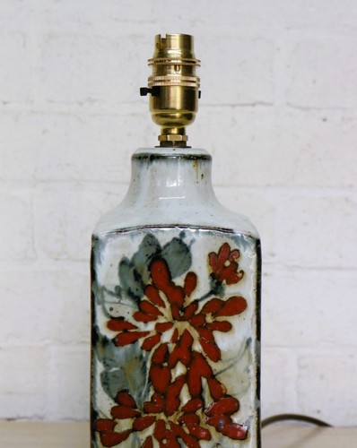 Table Lamp Studio Pottery Colin Kellam Totnes Ceramic Lamp Lovely Condition - Picture 3 of 12