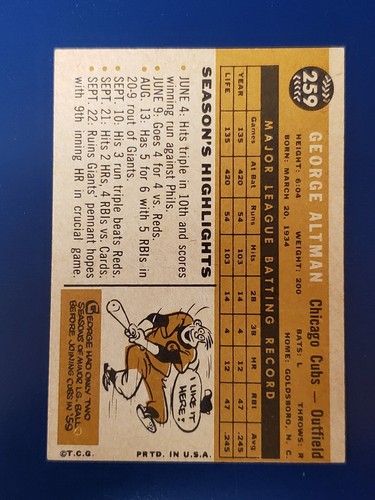 1960 Topps Baseballkarten vervollständigen Ihr Set, das Sie wählen #201 - 400 - Bild 73 von 261