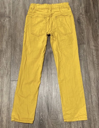 Mini Boden-sz 6-Mustard-Yellow -pants-Ankle Zippers- Very Hard To Find! - Picture 2 of 5