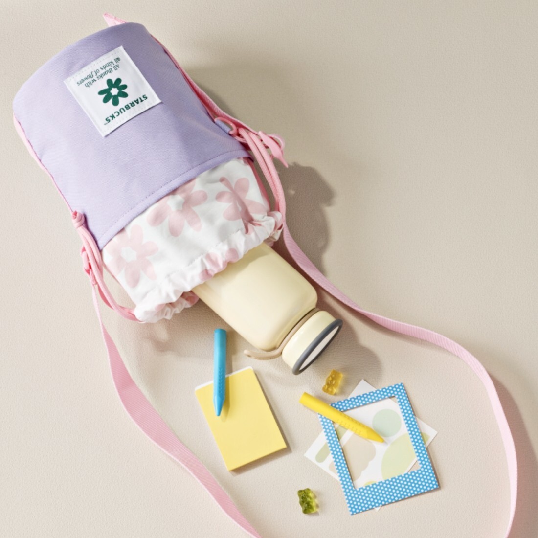 Starbucks Korea 2024 SS Thanks Flower Crossbody Bag Mini