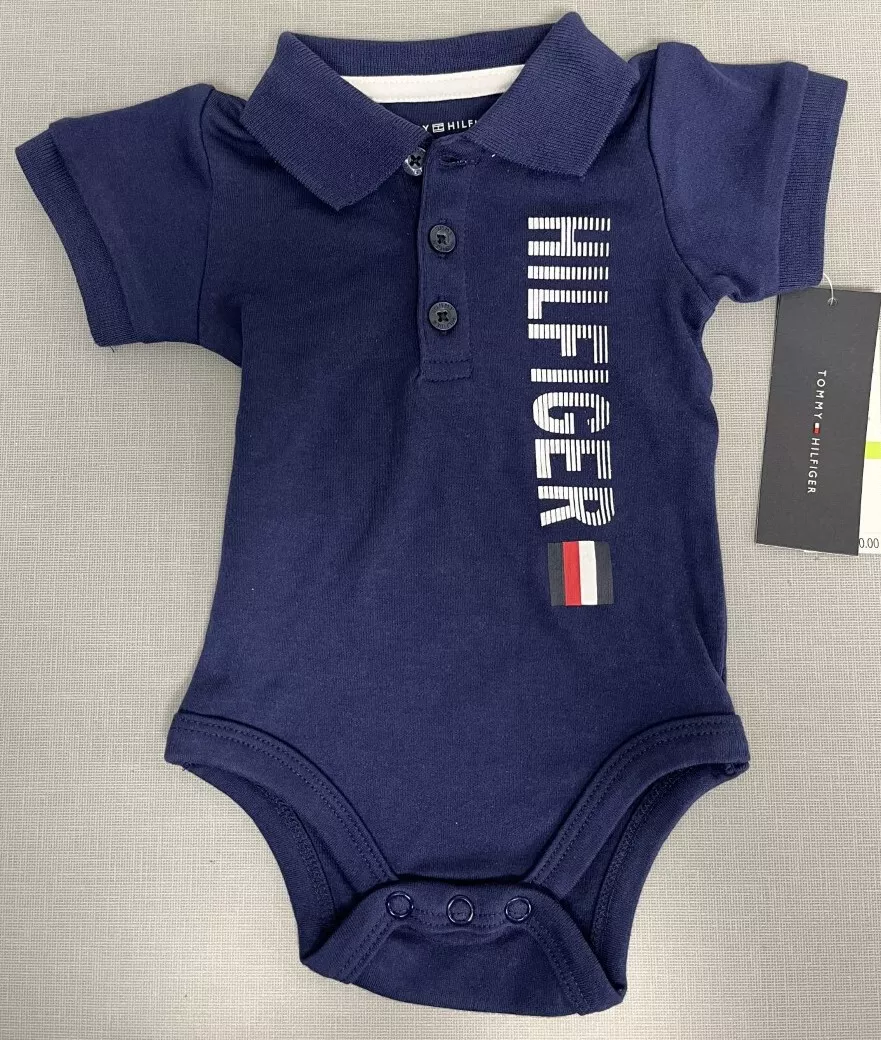 Hilfiger Boys Solid Romper (One-Piece) 0-3, 3-6, 6-9 Months NEW | eBay