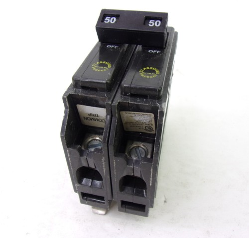 Eaton 50A Type CHQ 2-Pole Circuit Breaker 120/240V - Picture 3 of 4