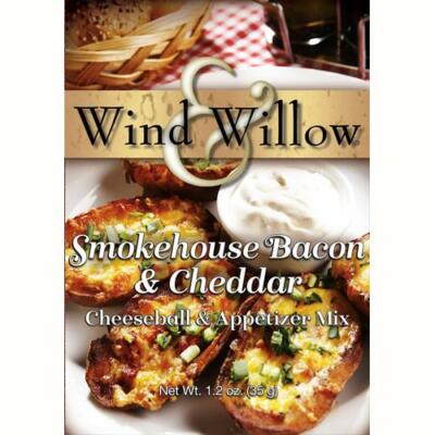 Wind & Willow Cheeseball Mix, Smokehouse Bacon & Cheddar - Set of 2 (33116)