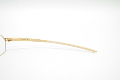 IC! Berlin Cem Gold oval Brille Brillengestell eyeglasses Neu - Picture 4 of 6