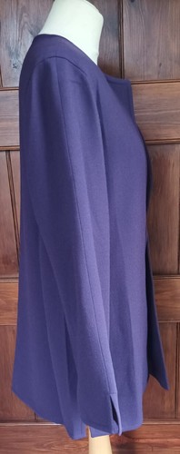 TRUE VINTAGE JEAN MUIR WOOL 3 PIECE (DRESS,SKIRT,JACKET) UK SIZE S - Picture 4 of 12