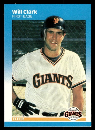 1987 Fleer #269 Will Clark Glossy