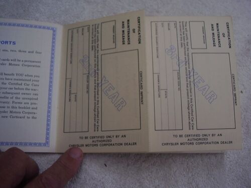 1963 CHRYSLER OWNERS MANUAL SERVICE BOOKLET ORIGINAL IMPERIAL ONLY - Picture 3 of 4