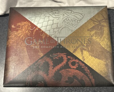 Game of Thrones Season 1 Gift Set Blu-Ray! Rare! w/ Dragon Egg