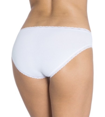 SLOGGI DONNA MUTANDA COTONO SGAMBATO 24/7 COTTON LACE TAI pz 3 bianco nero nudo - Foto 5 di 10