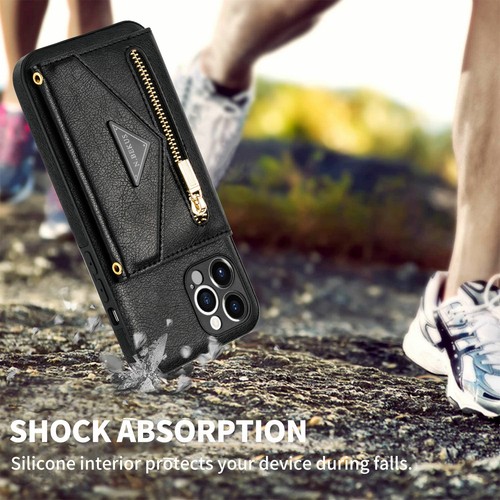 For iPhone 15 14 13 12 11 Pro Max XS XR 876+ Leather Wallet Crossbody Strap Case - Picture 36 of 73