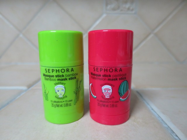 NEW $16 Lot 2 Sephora Mask Stick Bamboo + Watermelon ...