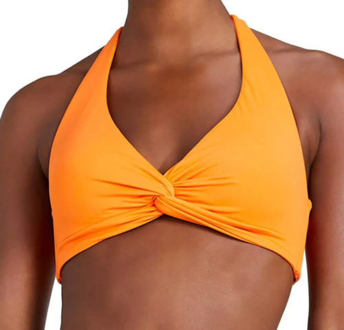 Kate Spade New York Women's Knotted Halter Bikini Top Sz S NWT