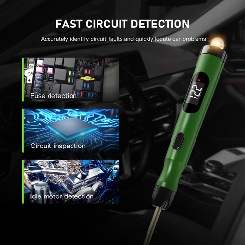 Genuine Digital Electric Circuit Tester 5-30V 12V Light Test LCD for Car Boat RV - Picture 7 of 12