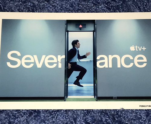 Severance Apple TV Promo Poster GameStop Promotional Adam Scott FAST SHIPPING - Picture 5 of 7
