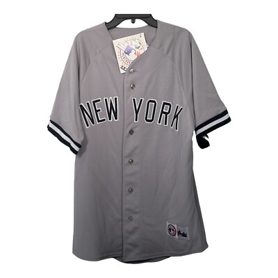 Deadstock New York Yankees VTG Majestic MLB Jersey Gray #4 Medium