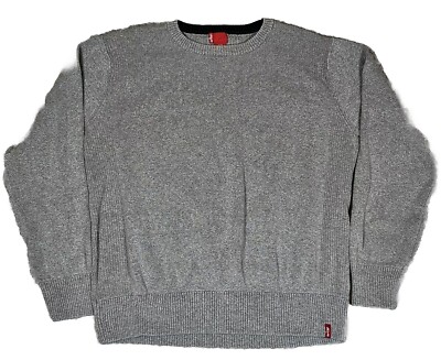 LEVI'S STRAUSS & CO Crew Neck Jumper Pullover Grey Men's Size M