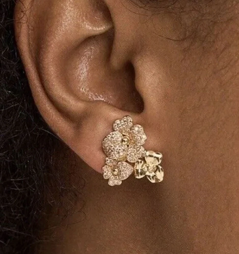 Kate spade shop pansy earrings