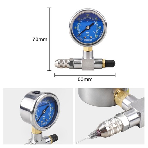 Nitrogen Pressure Gauge Needle Fill Took Kit 600PSI / 4MPa Universal - Picture 6 of 9