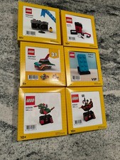 LEGO VIP Lot, 6 Set Vintage Camera, Cassette Player, Dragon, Pirate !NEW!