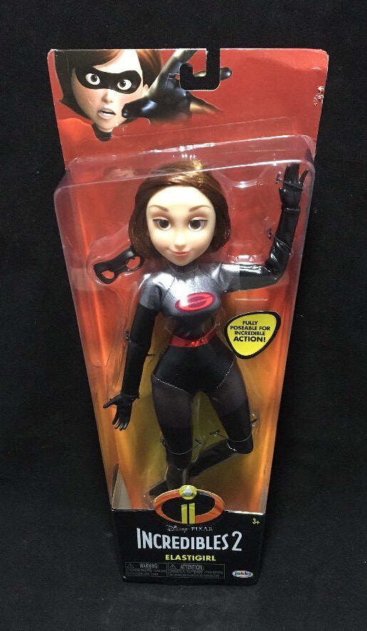 Incredibles 2 Elastigirl Silver Action Figure 11" Doll Deluxe Jakks Pacific