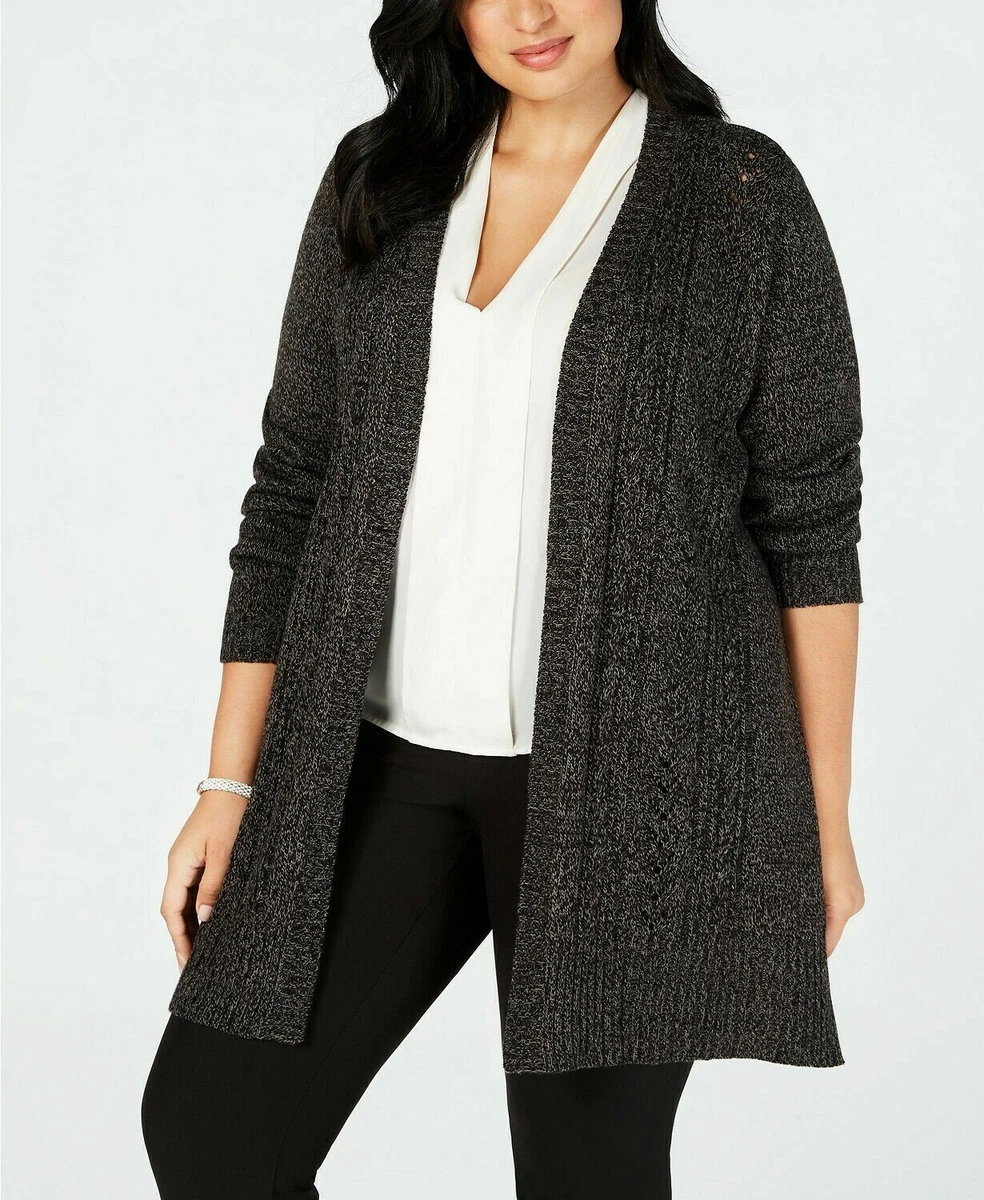 Plus size open front hotsell cardigan