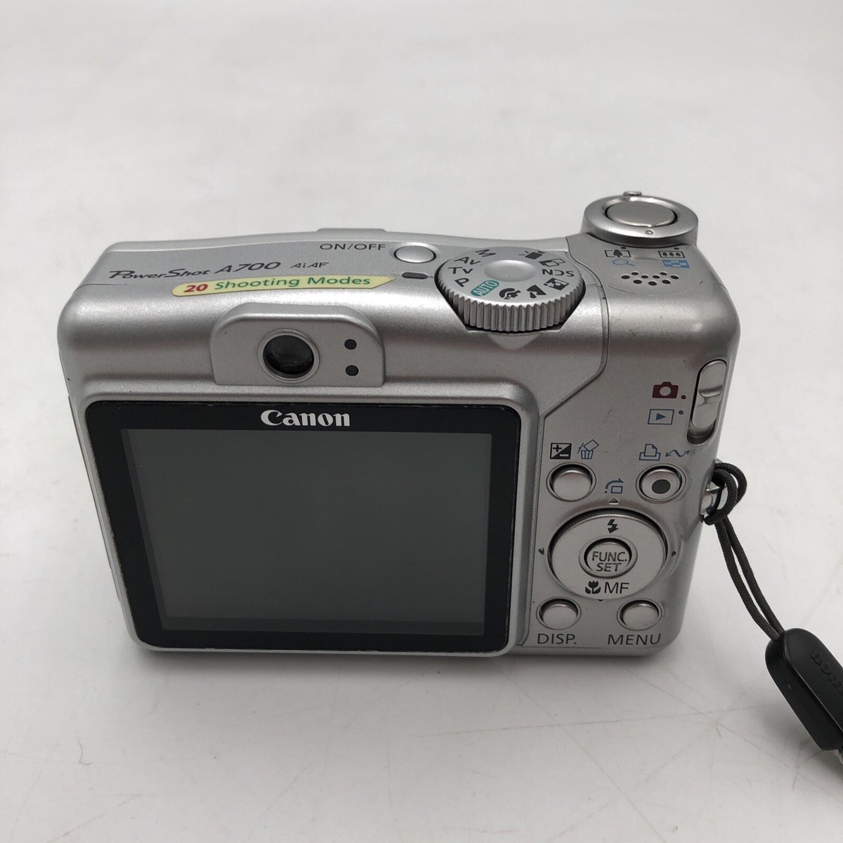 【美品動作確認済み】CANON POWERSHOT A700 PC1182 USED Canon Power Shot A700 Digital Camera PC1182 6.0 MP