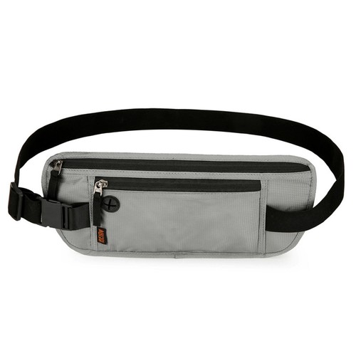 Travel Passport Money Belt Security RFID Blocking Waist Bag Invisible Wallet Zip - Picture 23 of 24