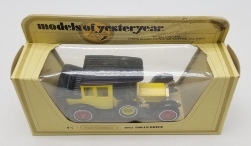 Matchbox Models of Yesteryear 1912 ROLLS ROYCE Luxury Car Y-7 White New Box 1978 - Picture 3 of 7