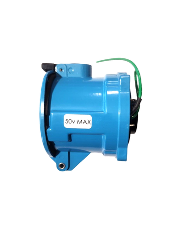 Salida de receptáculo Meltric 17-64100 Multipin 10P DN20c 50 V 20A azul metal talla 5 - Imagen 3 de 10