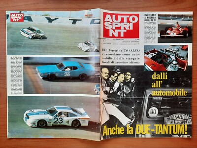 AUTOSPRINT ANNO 1976 N° 7 ANCHE LA DUE TANTUM - FERRARI ALFA