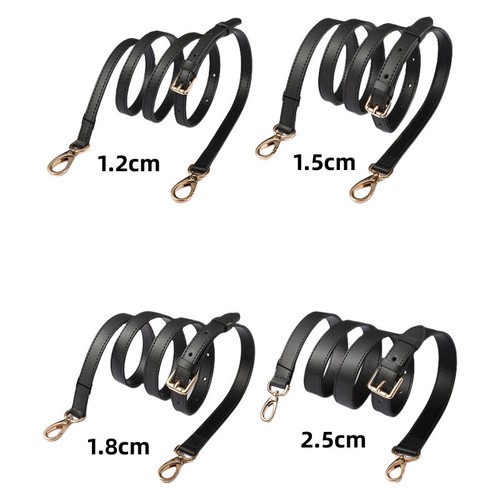 Bandolera de hombro de cuero genuino de repuesto bolso cartera correa 130 cm - Imagen 3 de 15