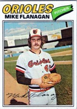 1977 Topps #106 Mike Flanagan Baltimore Orioles EX