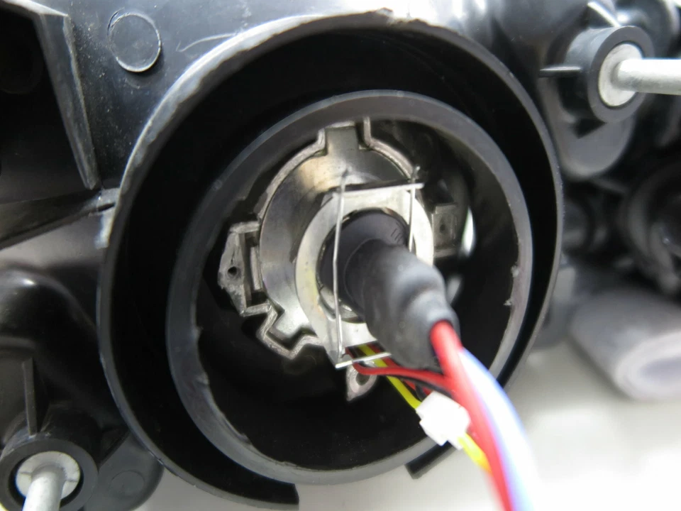 Tsuru V16 B13 MK3 95-17 棉光环投影仪前灯铬合金美国适用于尼桑 LHD — 第 4/4 张图片