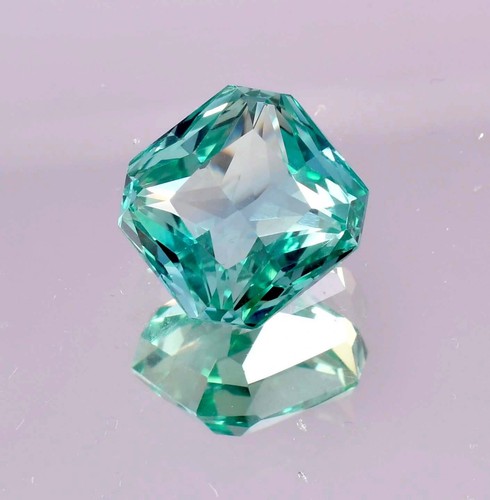 13 x 12 mm Bi-Color Parti Saphir 13,90 ct natürlicher makelloser Edelstein zertifiziert - Bild 1 von 7