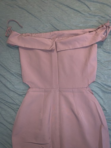 Oh My Love OML Mauve Pink Off The Shoulder Dress Small ASOS - 第 6/6 張圖片