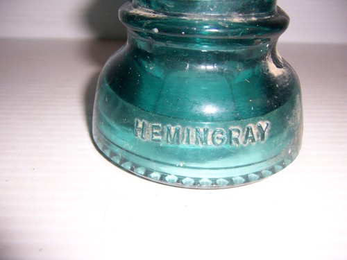 Vintage Hemingray No. 40 blaue Glasisolatoren für DIY Lampe - Bild 2 von 8